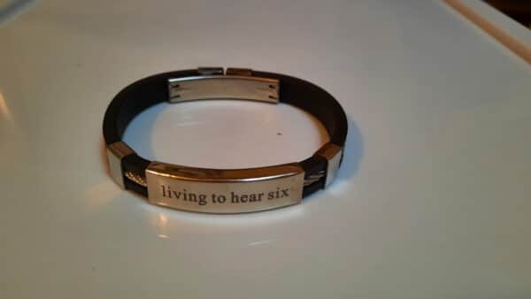 Mens Black Leather Bracelet